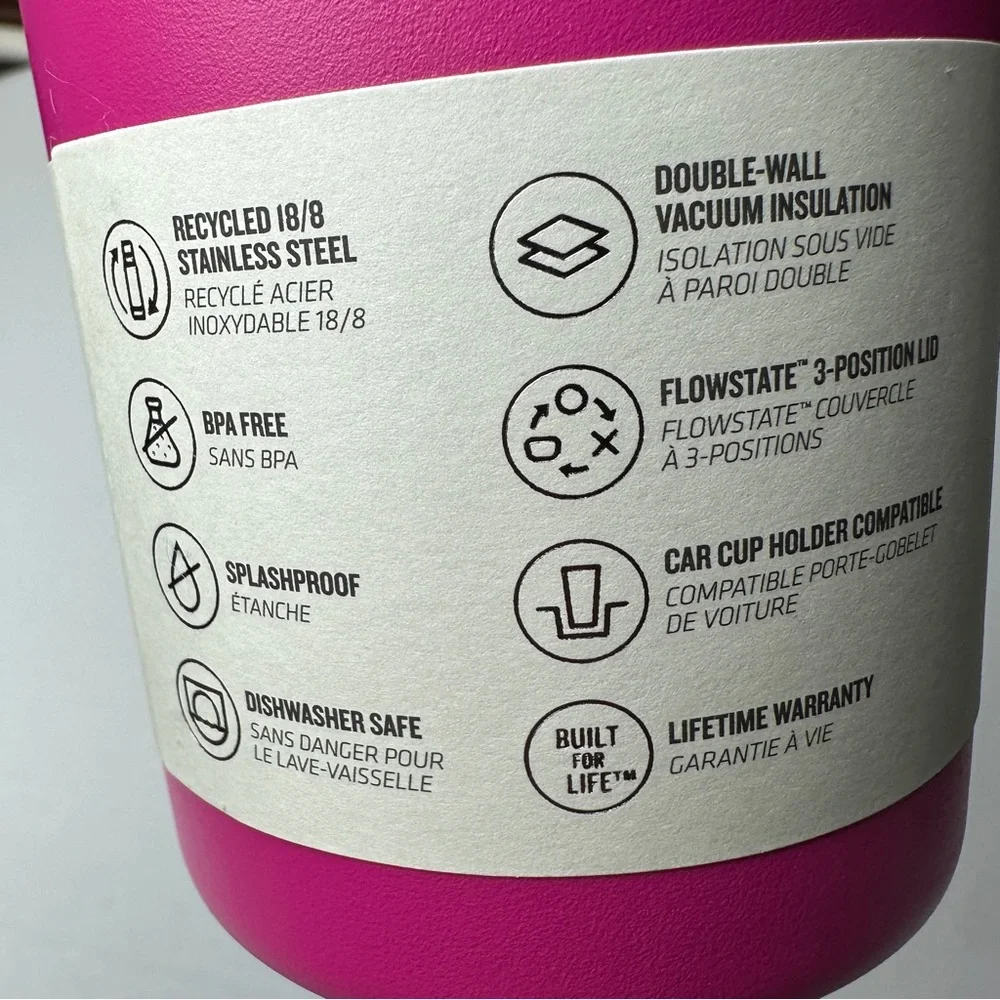 NWT Stanley Fuchsia 40 Ounce Quencher H2.O FlowState Tumbler - Picture 4 of 8